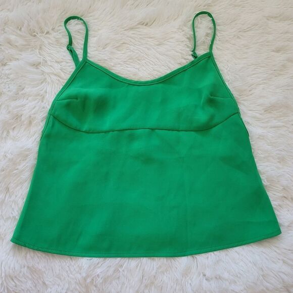 Medium Revolve Superdown Lola Strappy Back Green Top - Picture 3 of 10